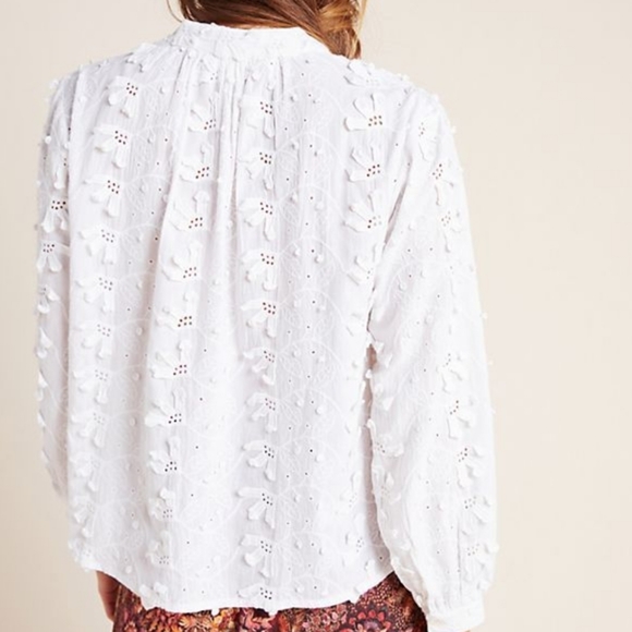 Anthropologie Kathryn Blouse Top - Picture 8 of 9